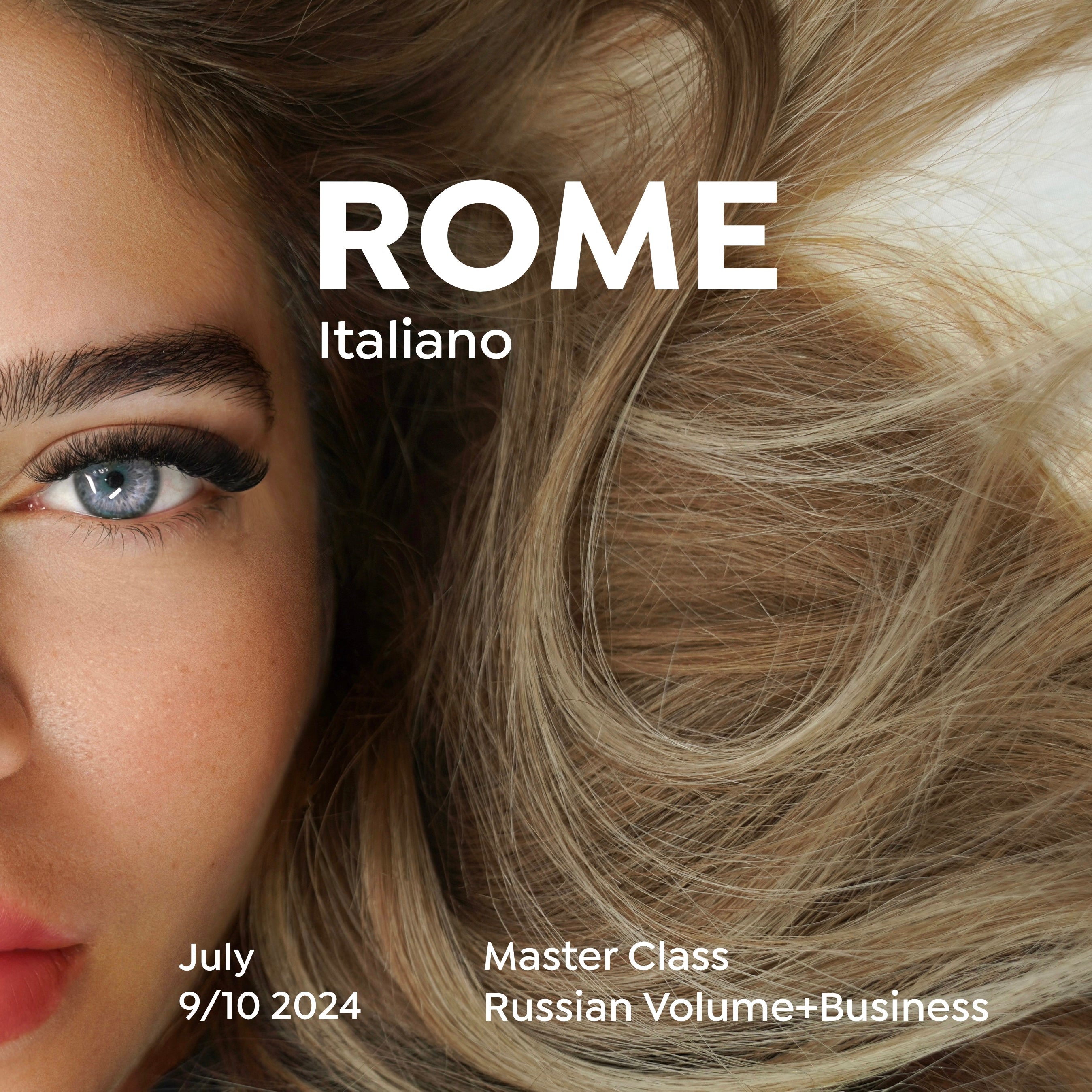 Volume Master Class Rome, Italy July 9th-10th, 2024